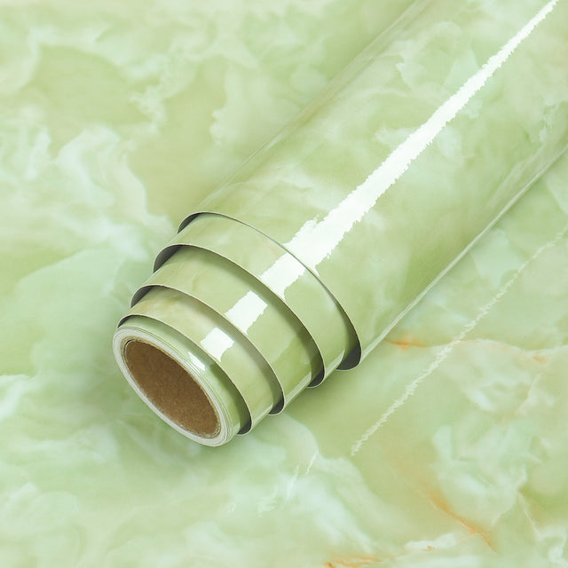 Frendorf | Marmor Vinyl Tapete für Wände in Rollen Wasserdichte Wandaufkleber