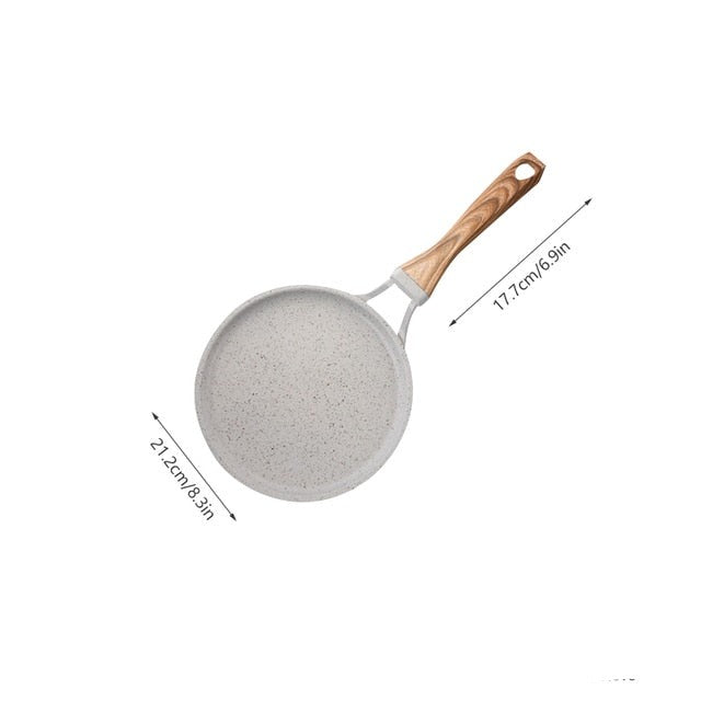 Medizinische Stein Bratpfanne Antihaft Gusseisen Pfannkuchenpfanne Omeletttopf