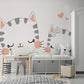 Meow Katze Thema Kinderzimmer Tapete - Verwandeln Sie Ihren Raum