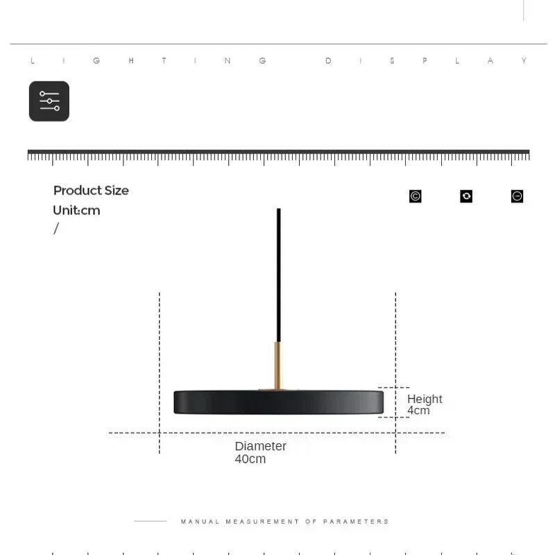 Frendorf | Lassen Sie sich von der Ufo Metal Led Pendelleuchte Modern verführen