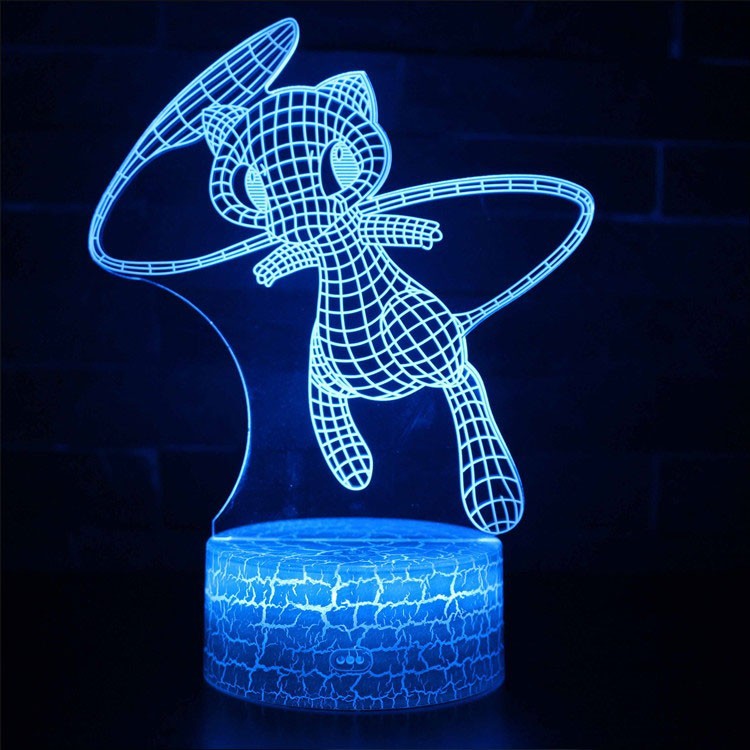 Lampe 3D Pokémon Mew