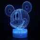 3D Lampe Kopf von Mickey