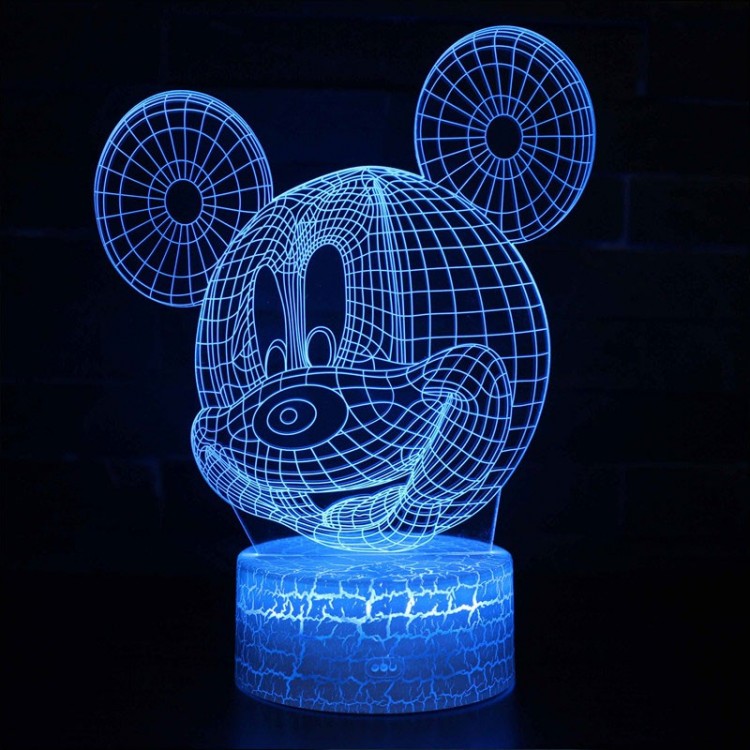 3D Lampe Kopf von Mickey