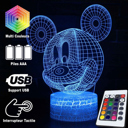 3D Lampe Kopf von Mickey