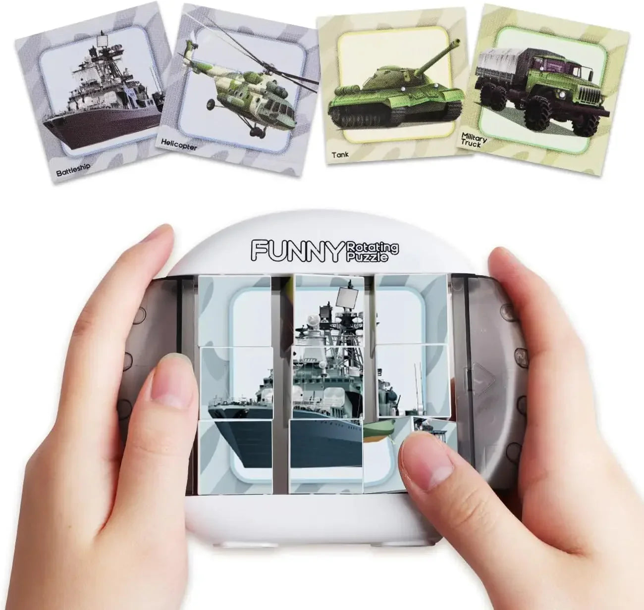 Frendorf | Endloser Puzzlespaß – Drehpuzzle für Kinder mit Tieren