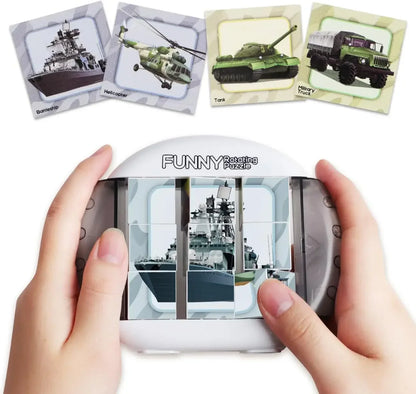 Frendorf | Endloser Puzzlespaß – Drehpuzzle für Kinder mit Tieren