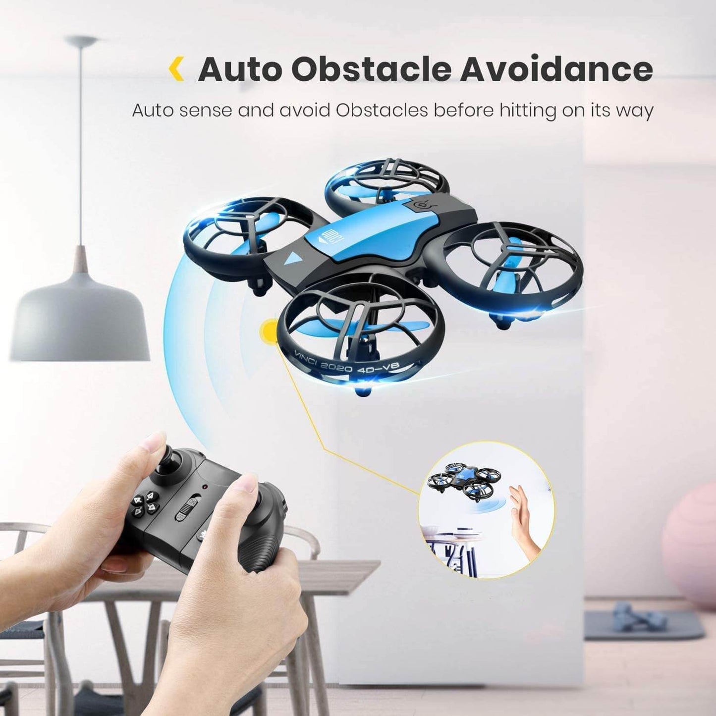 Frendorf | Kamera für Anfänger | Fliegender RC-Quadrocopter mit Gesten- und Mobilsteuerung