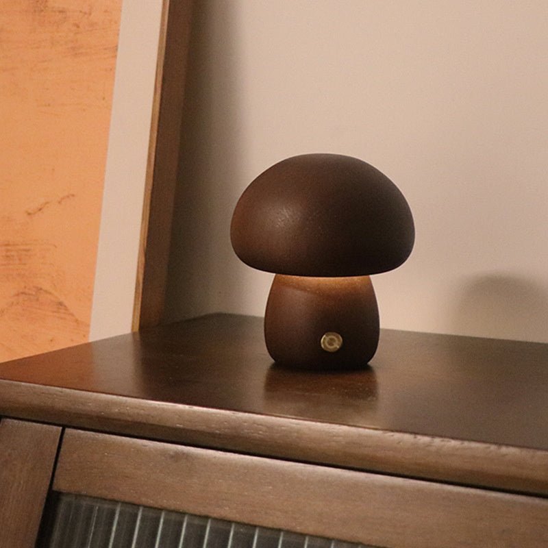 Frendorf | Helle Mini Pilz Tischleuchte für einen warmen Charm in Ihrem Zimmer