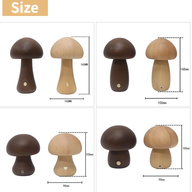 Frendorf | Helle Mini Pilz Tischleuchte für einen warmen Charm in Ihrem Zimmer