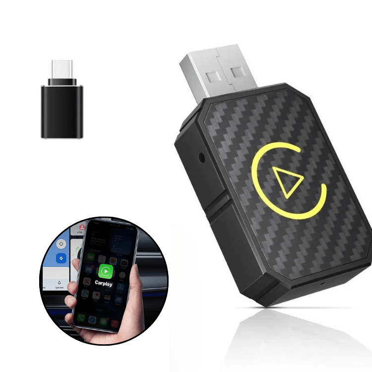 Frendorf | Mini Wireless CarPlay Adapter | Schnelles, stabiles Streaming für 800+ Autos & alle iPhones (iOS 10+)