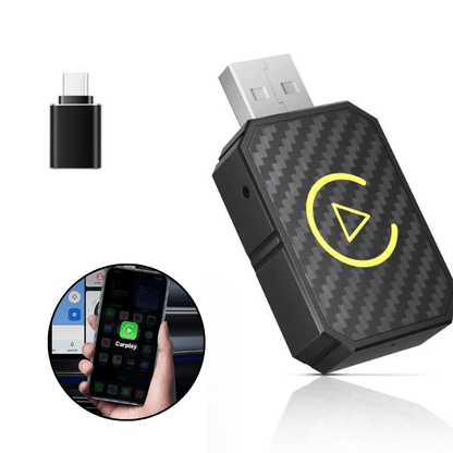 Frendorf | Mini Wireless CarPlay Adapter | Schnelles, stabiles Streaming für 800+ Autos & alle iPhones (iOS 10+)