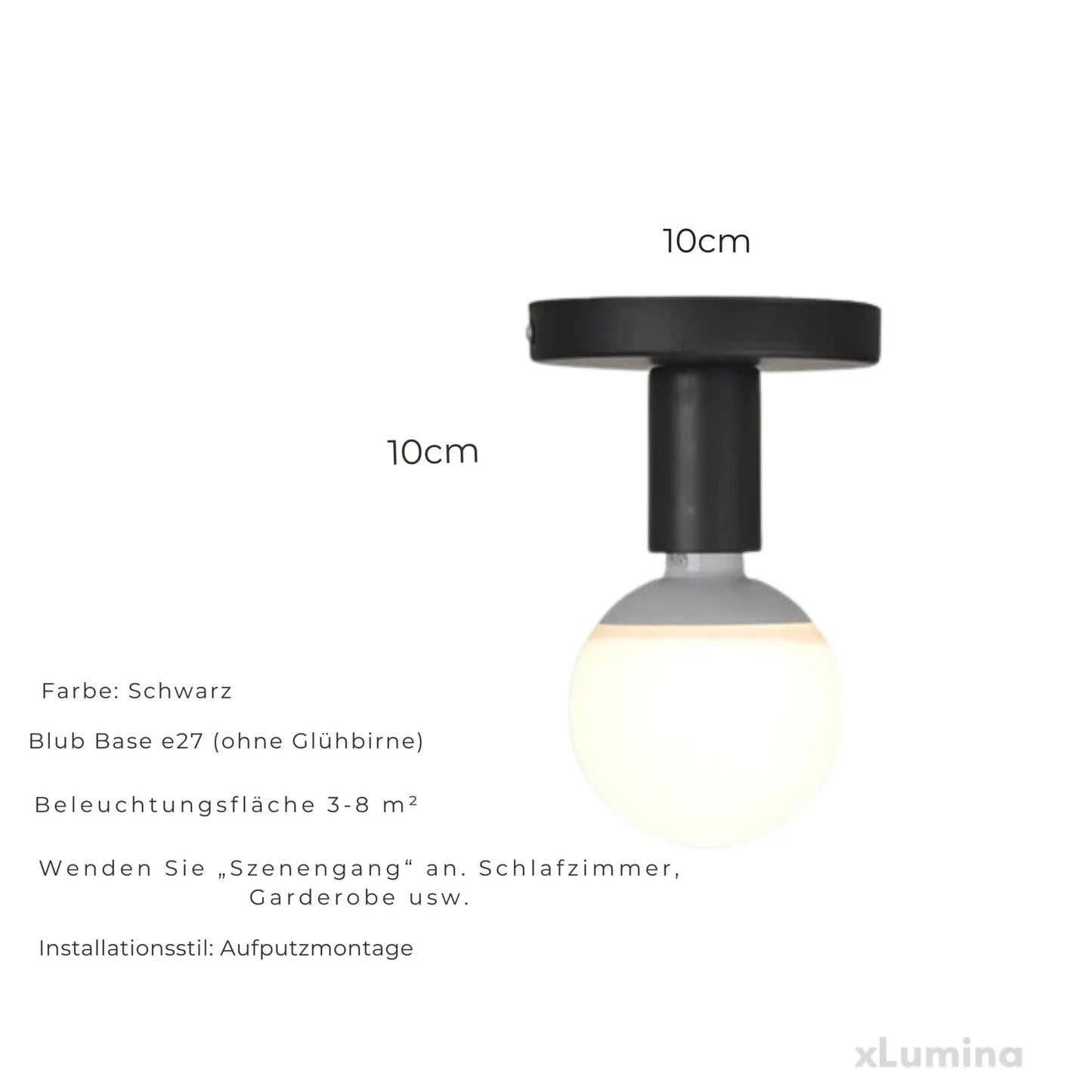 Einfache Deckenlampen