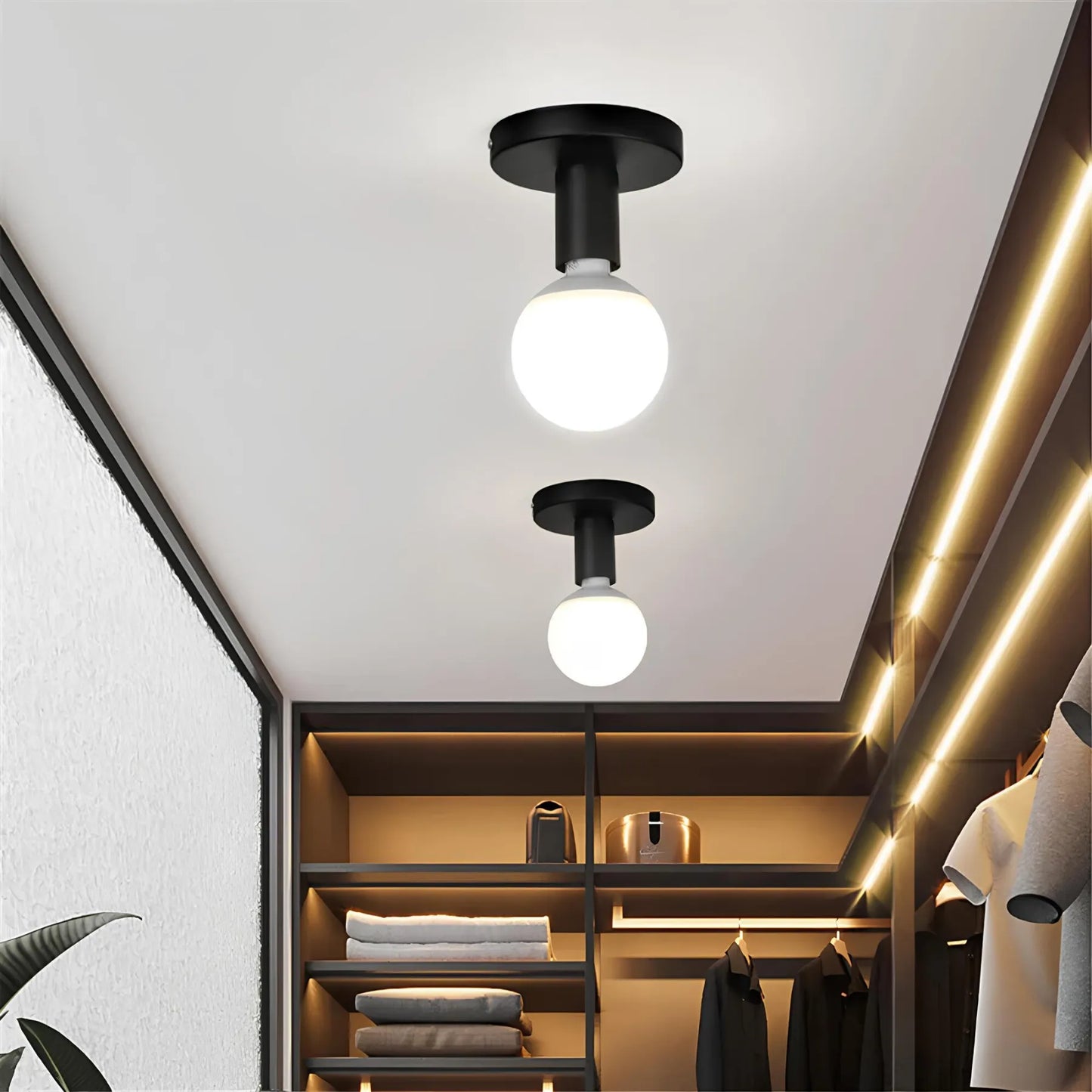 Einfache Deckenlampen