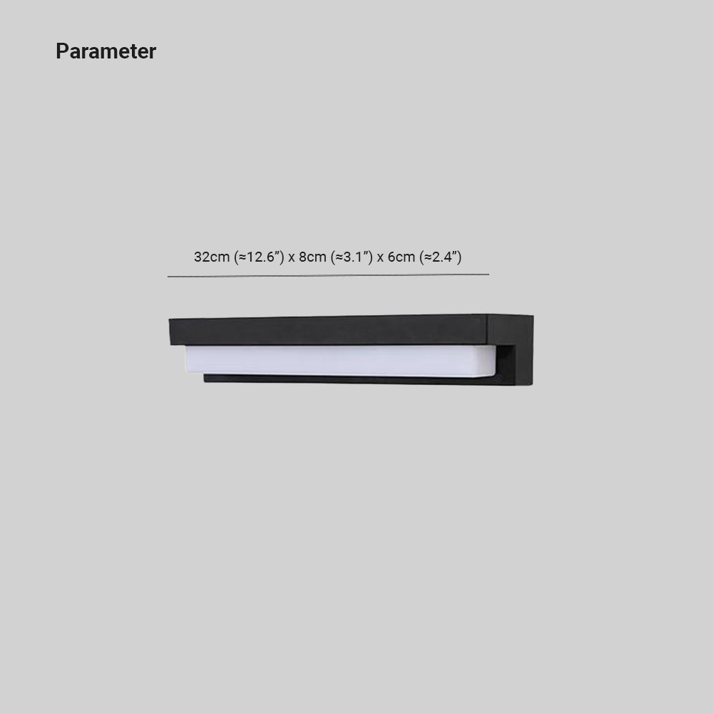 Frendorf | Bringen Sie Ihr Outdoor mit der Solar-linear Acryl Außenwandlampe zum Strahlen