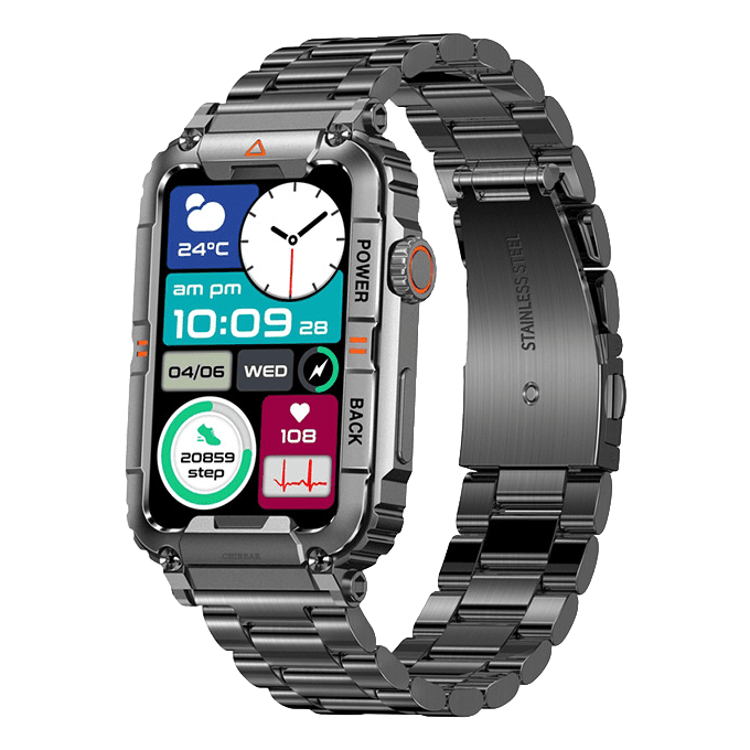 Frendorf | Smartwatch - Multifunktionale Smartwatch - Wasserfest & Fitness Tracker - Unisex