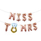Frendorf | MISS TO MRS Folienballon - Eleganter Mylar-Ballon für Hochzeitspartys, Junggesellinnenabschiede und Hochzeitsfeiern - Langlebig, heliumkompatibel und leicht aufzublasen - Perfekte Partydekoration
