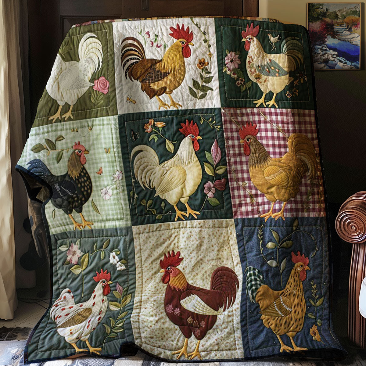 Hühnchen Quilt