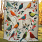 Vögel Quilt