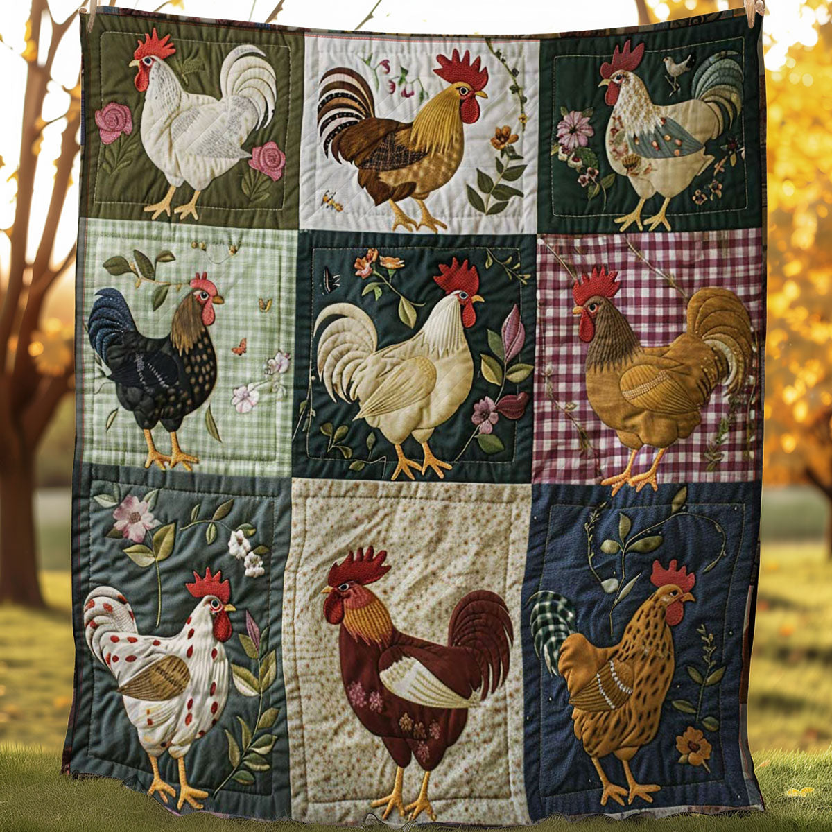 Hühnchen Quilt