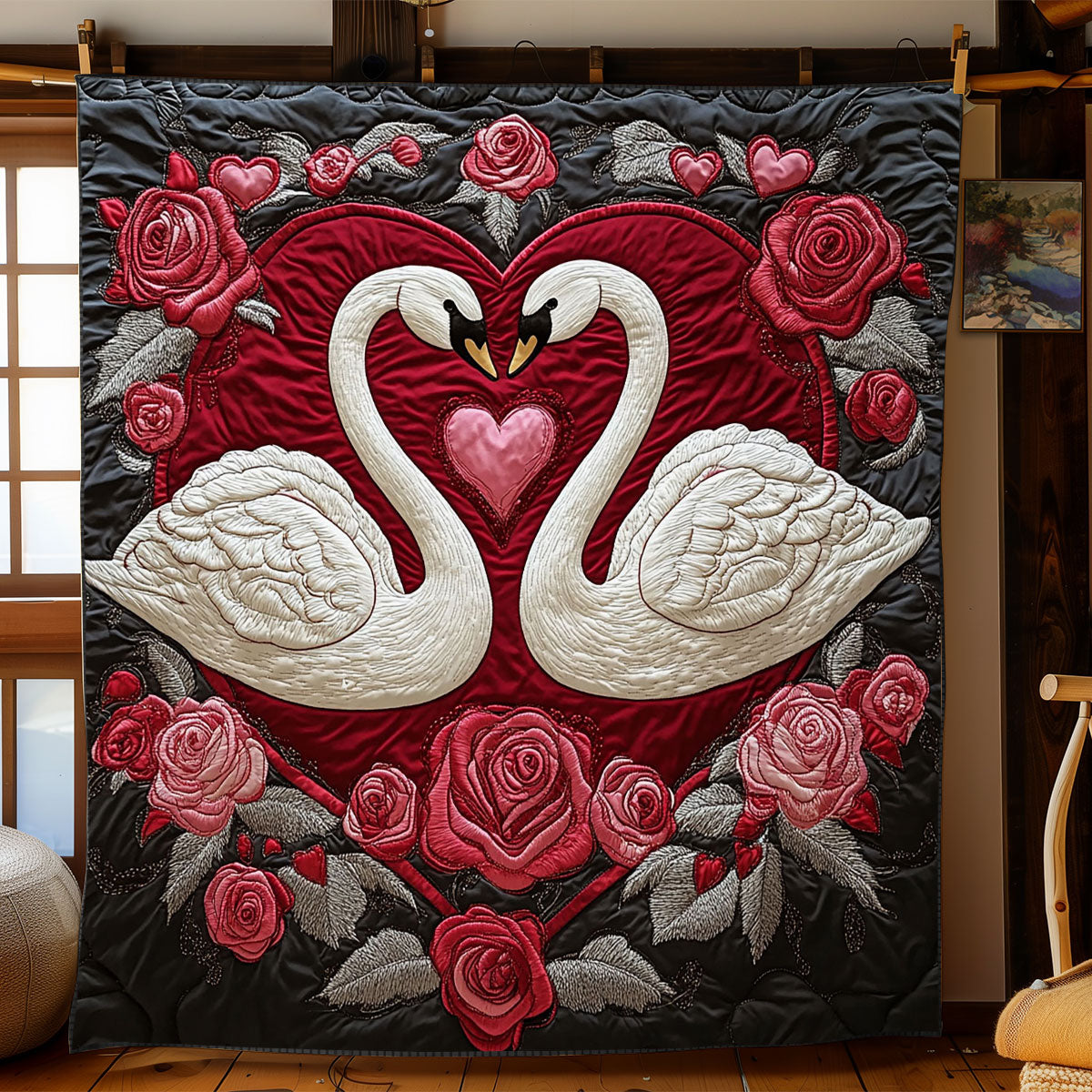 Eternal Swan Bond Quilt
