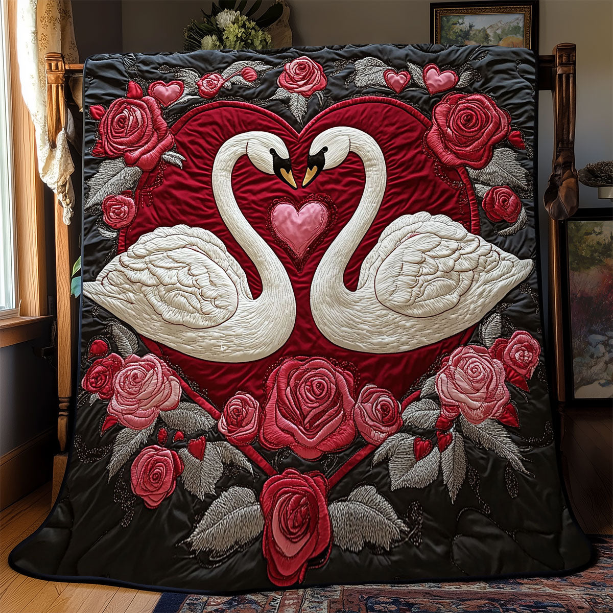Eternal Swan Bond Quilt