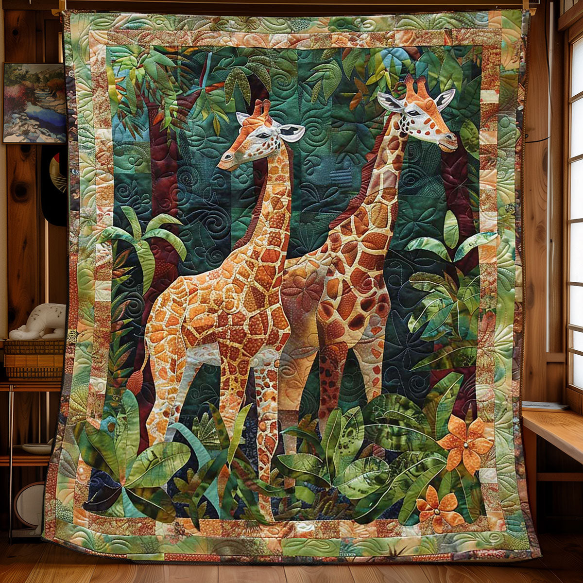 Giraffe Paar Quilt