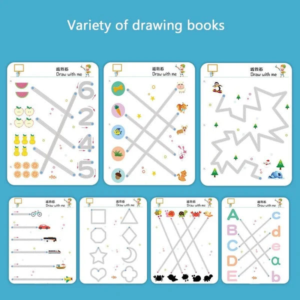 Frendorf | BrainTrainer 2.0 | Magical Tracing Workbook Set