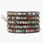 Frendorf | 4MM Indien Achat Stein Wickelarmband