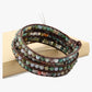 Frendorf | 4MM Indien Achat Stein Wickelarmband