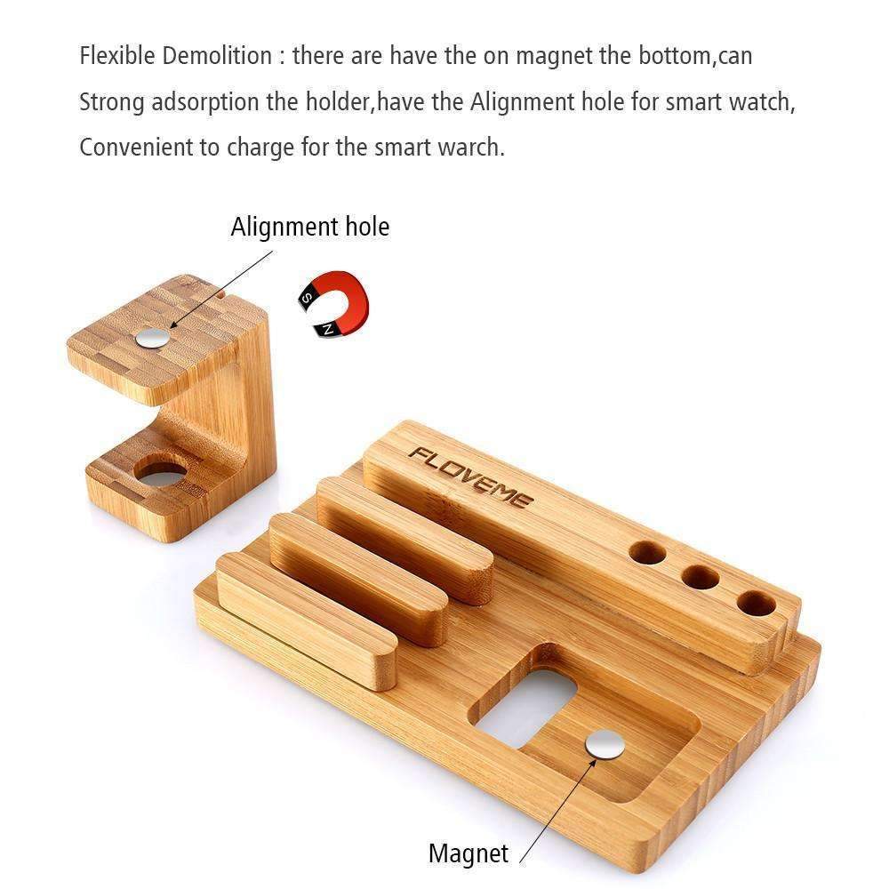 Frendorf | Bamboo Ladeholder Dock - Ein großartiger Ort, um Ihre Geräte aufzubewahren!