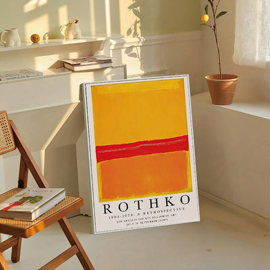 Moderne abstrakte Rothko Wandkunst Poster