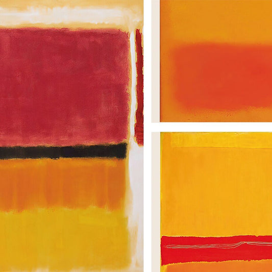 Moderne abstrakte Rothko Wandkunst Poster