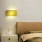 Frendorf | LuxeRib Moderne Art Deco Wandleuchte | Harz & LED Design | Stilvolle Beleuchtung für Zuhause