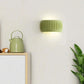 Frendorf | LuxeRib Moderne Art Deco Wandleuchte | Harz & LED Design | Stilvolle Beleuchtung für Zuhause