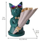 Frendorf | BulldogBloom French Bulldog Blumenvase | Stilvolle Tier-Deko für Zuhause | Handgefertigt | Farbvielfalt