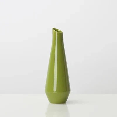 Moderner Heller Unifarbener Porzellanvase