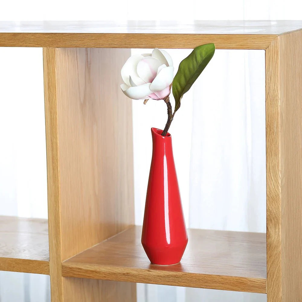 Moderner Heller Unifarbener Porzellanvase