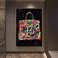 Hermes Bag Poster Drucke für das Frauenzimmer