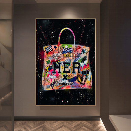 Hermes Bag Poster Drucke für das Frauenzimmer