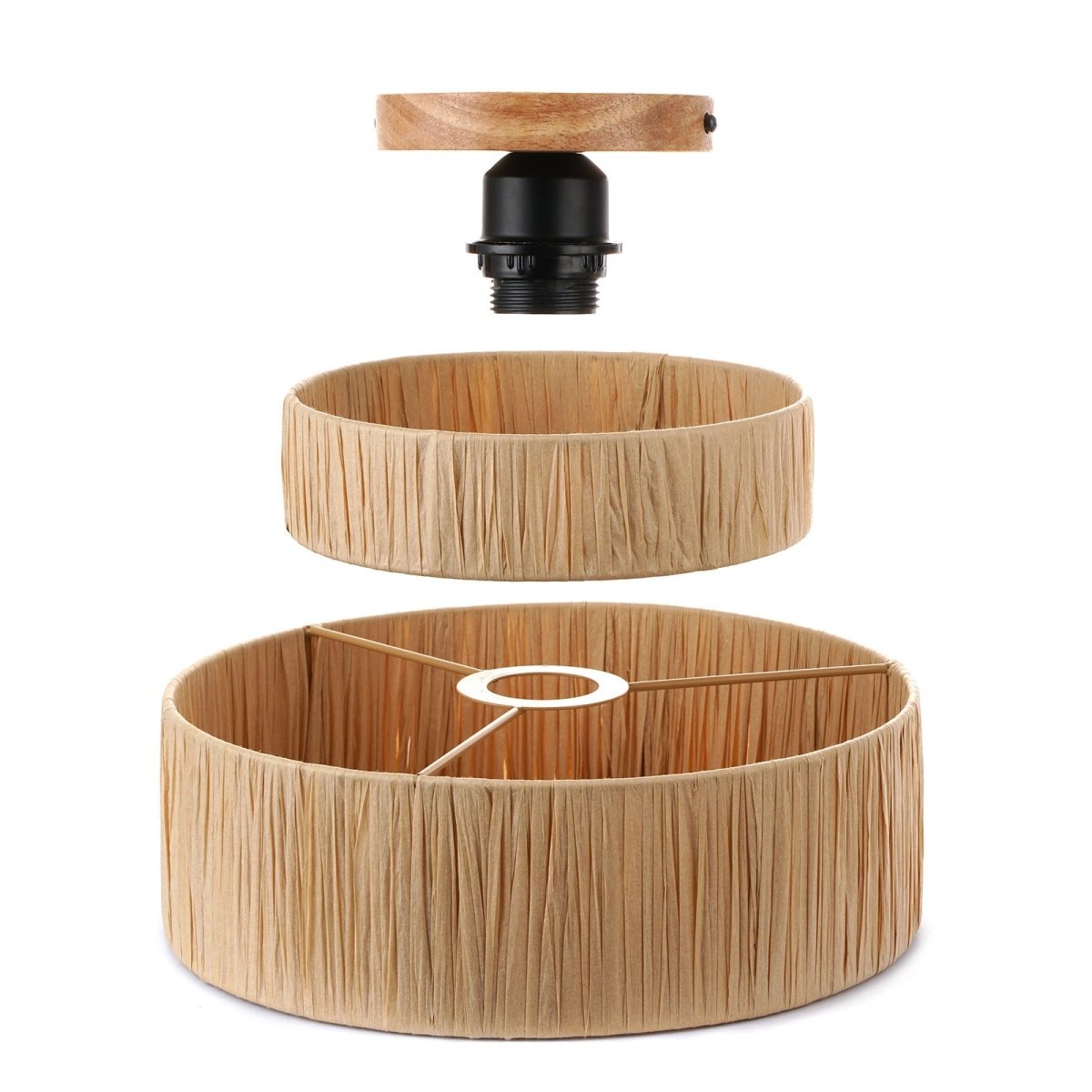 Frendorf | Bringen Sie moderne Eleganz mit dem Boho-gewebten Doppel-Layer-Anhänger