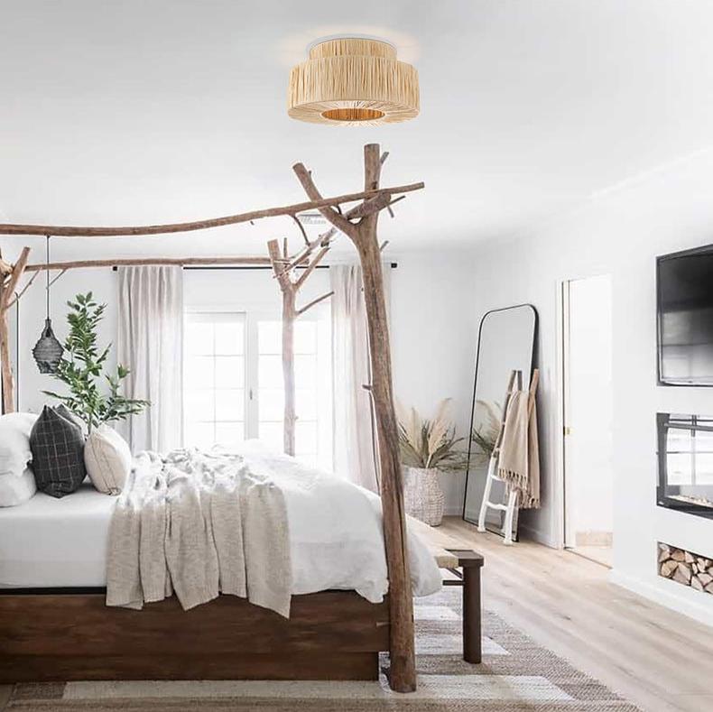 Frendorf | Bringen Sie moderne Eleganz mit dem Boho-gewebten Doppel-Layer-Anhänger