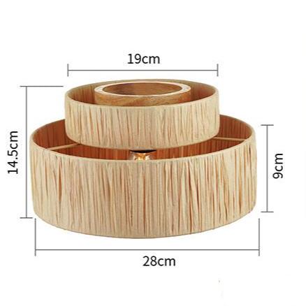 Frendorf | Bringen Sie moderne Eleganz mit dem Boho-gewebten Doppel-Layer-Anhänger