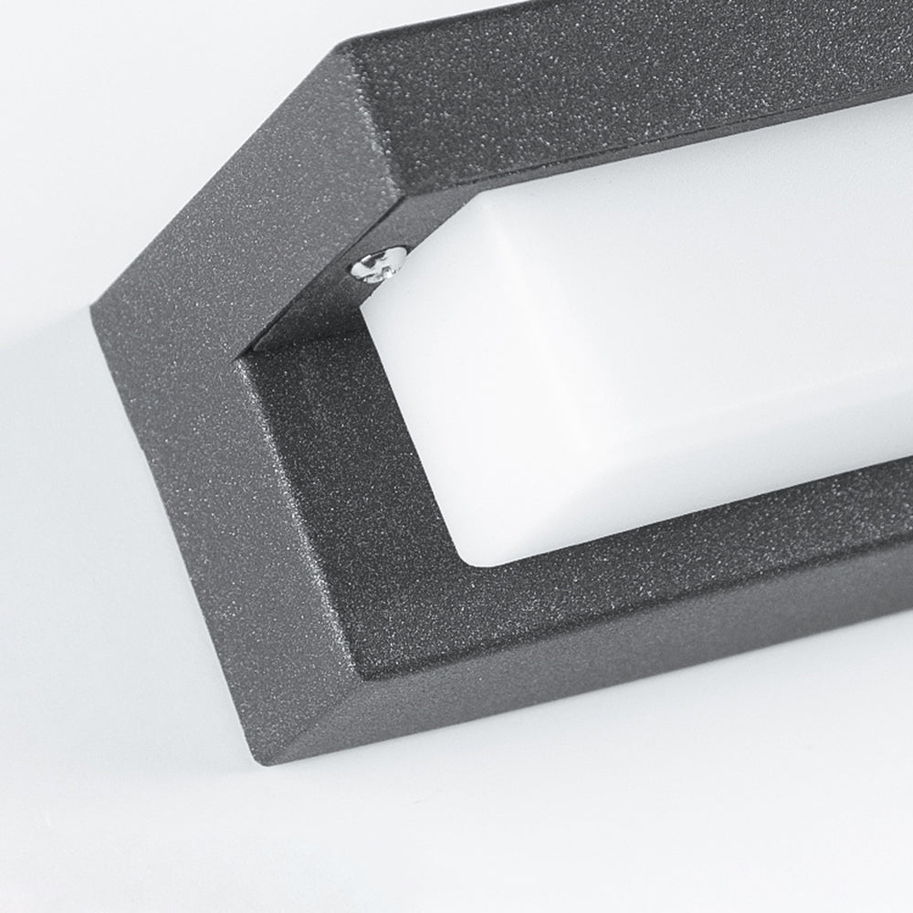 Frendorf | Bringen Sie Ihr Äußeres mit der modernen rechteckigen Wandleuchte zum Strahlen