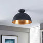 Frendorf | Elegante Modern-Retro Lampe in Kupfer und Gold für Ihr Zimmer