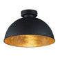 Frendorf | Elegante Modern-Retro Lampe in Kupfer und Gold für Ihr Zimmer