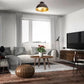 Frendorf | Elegante Modern-Retro Lampe in Kupfer und Gold für Ihr Zimmer