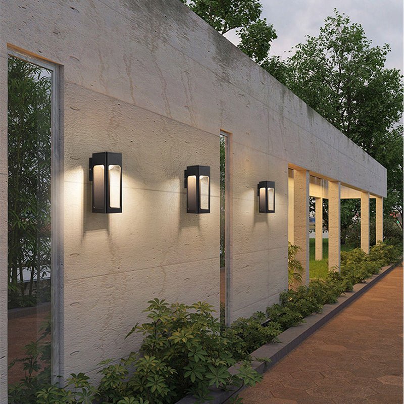 Frendorf | Beleuchten Sie Ihr Äußeres mit einer modernen geometrischen Wandleuchte zur Installation