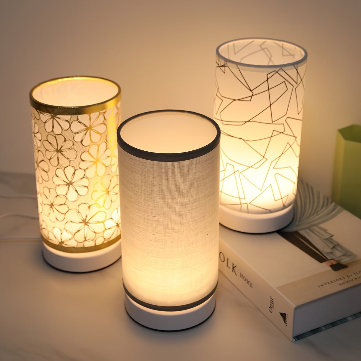 Frendorf | Modernlicht Tischlampe mit warmem LED-Umgebungslicht