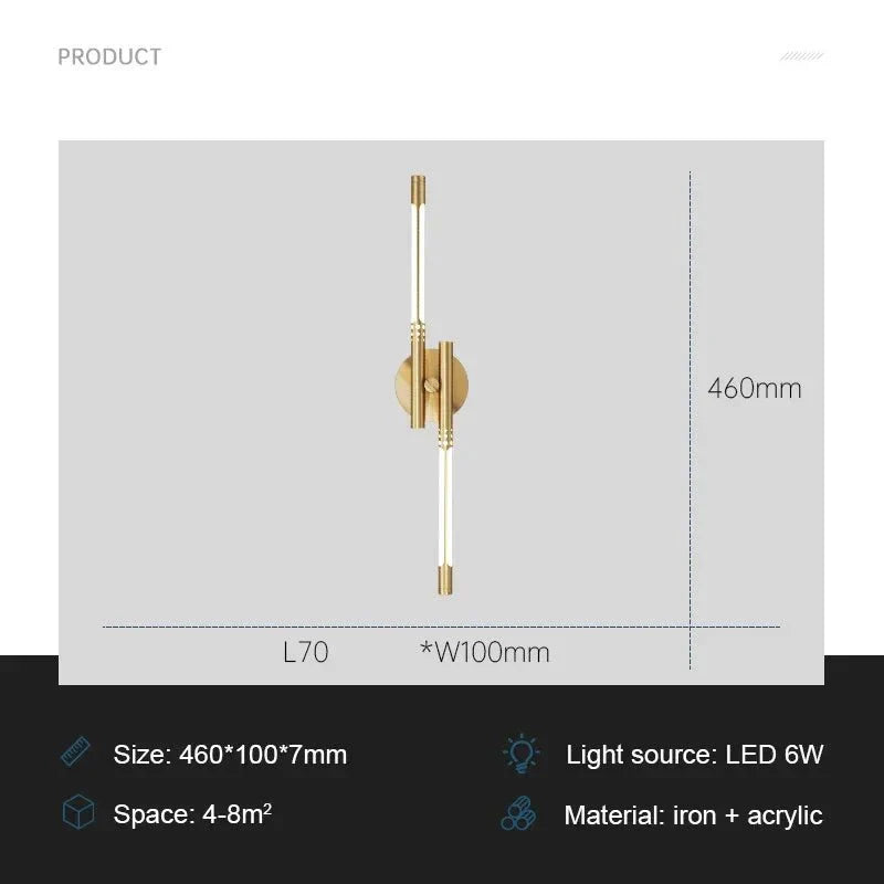 Frendorf | Modernlux Wandleuchte für natürliche und elegante Beleuchtung