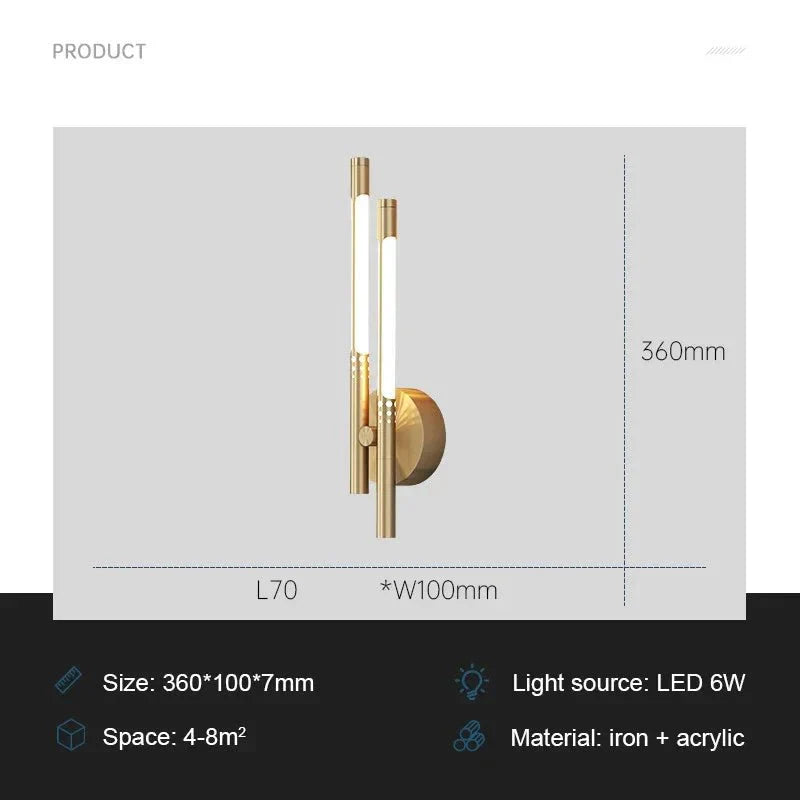 Frendorf | Modernlux Wandleuchte für natürliche und elegante Beleuchtung
